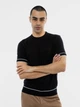 Футболка хлопковая длинная мужская Arber Crew-Neck Ss N-Avt-120 M09.60.02.521 L Черная (ARB2800000517939) - изображение 1