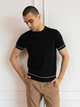 Футболка хлопковая длинная мужская Arber Crew-Neck Ss N-Avt-120 M09.60.02.521 L Черная (ARB2800000517939) - изображение 3