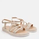 Женские сандалии замшевые Ashoes 3043 37 24 см Молочные (ROZ6501005918) - изображение 3