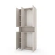 Шафа Metkas Home B001 900x350x2130 ЛДСП Кашемір - зображення 2