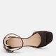 Женские босоножки LeoModa 123_601-02 38 24.5 см Темно-коричневые (2000000020686) - изображение 6