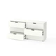 Комод Metkas Home A025 1500x420x708 ЛДСП Белый Снег - изображение 2