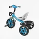 Детский трехколесный велосипед без ручки Best Trike BS с багажником и фарой (Синий) - изображение 3