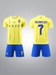 Форма футбольная детская Ronaldo (Роналдо) Al-Nasr «Аль-Наср» 2024, 22-125-130, желтая синяя - изображение 1