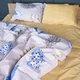 Комплект постельного белья MirSon Семейный 2 x 143x210 см 17-0746 Feather Dots Бязь (2200010846409) - изображение 1