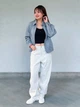 Бомбер женский UNIQLO 217993356 2XL Серый (1159829925) - изображение 2