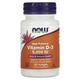 Витамин Д3 D3 5000 МЕ NOW Foods 120 капсул - изображение 1