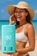 Солнцезащитный крем стик для лица и тела QANZIRE SPF 50+ дневной крем для тела и лица стик для лица защита от солнца 20 г - изображение 1