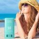Солнцезащитный крем стик для лица и тела QANZIRE SPF 50+ дневной крем для тела и лица стик для лица защита от солнца 20 г - изображение 6