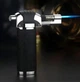 Портативний міні пальник з п'єзопідпалом 9960 Refillable Butane Child Resistant Чорний (VS7007125) - изображение 1