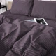 Пододеяльник MirSon Бязь 17-0603 Stripe Violet 160х220 см (2200008051013) - изображение 3