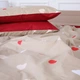 Простынь MirSon Ranforce Elite 17-4750 Multicolored hearts 150х220 см (2200008933678) - изображение 2