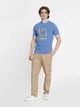 Футболка бавовняна довга чоловіча Arber T-Shirt Ff19 F13.12.06.411 2XL Блакитна (2800000154028) - зображення 3