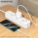 Мережевий зарядний пристрій з кабелем BOROFONE BN28 Fuente single port PD30W charger set (C to C) (EU) White - зображення 8