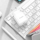 Мережевий зарядний пристрій з кабелем BOROFONE BA81A single port PD20W charger set (C to iP) (EU) White - зображення 3