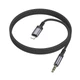 Перехідник BOROFONE BL24 Graceful digital audio conversion cable iP Metal Grey (6941991118975) - зображення 3