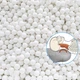Велика анатомічна подушка для сну Egg Sleeper ортопедична з ефектом пам'яті, з кульковим наповнювачем Біла 066o - зображення 9