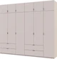 Шкаф для одежды Doros Лукас 3+3 ДСП 270х50х240 см Кашемир (42005116) - изображение 3