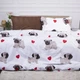 Простирадло MirSon Бязь Ranforce Elite 17-0566 Pug-dog 150x220 см (2200004648149) - зображення 4