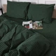 Пододеяльник MirSon Полуторный 143х210 см Бязь 17-0612 Stripe Emerald (2200008201630) - изображение 4