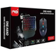 Клавіатура та миша геймерський комплект 2 в 1 USB з RGB-підсвіткою 198I G506 - зображення 10