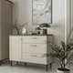 Комод Frisco левый LACETTI 1210x420x920 Бежевый/Дуб Валенсия 1д3ш (23409-LCTK221L) - изображение 5