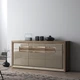 Комод Frisco TIZIANO 1936x914x413 Дуб античный/Бежевый глянец 3д (7417-TZK23B) - изображение 3