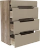 Комод Frisco TIZIANO 800x1046x431 Дуб античный/Бежевый глянец 4ш (7462-TZMK31) - изображение 2