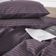Комплект постельного белья MirSon King Size 220 x 240 17-0603 Stripe Violet Бязь (2200008051334) - изображение 4