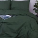 Простынь на резинке MirSon 80x200 см Ranforce Elite 17-0612 Stripe Emerald (2200008201302) - изображение 5