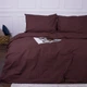 Комплект постельного белья MirSon семейный 160x220 см х 2 шт 17-0617 Stripe Brown Ranforce Elite (2200008202514) - изображение 7