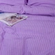 Комплект постельного белья MirSon Ranforce Elite Полуторный Евро 160х220 см 17-0618 Stripe Purple Ranforce (2200008203283) - изображение 4