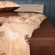 Комплект постельного белья Mirson Полуторный Евро 160х220 см Ranforce Elite 17-0705 Toffee Hearts (2200010620009) - изображение 4