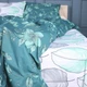 Комплект постельного белья Mirson Полуторный Евро 160х220 см 17-0718 Emerald Foliage Бязь (2200010684995) - изображение 4