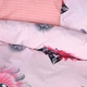 Комплект постельного белья Mirson Полуторный Евро 160х220 см 17-0724 Diamond Hearts Ranforce Elite (2200010688641) - изображение 3
