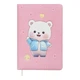 Блокнот детский ZiBi Bear 155x108мм 80 листов в клетку Soft PU обложка розовый (ZB.12952) - изображение 1