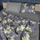 Комплект постельного белья Mirson King Size 220х240 см 22-1387 Gray Flowers Сатин (2200010473261) - изображение 1