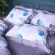 Комплект постельного белья MirSon Satin print Elit Azure Jay 220х240 (2200005394250) - изображение 3