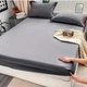 Простынь на резинке Domikus 160x200+20 см Серая Микрофибра (4829900029326) - изображение 3