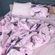 Комплект постельного белья MirSon King Size 220x240 см 17-0744 Pink Tulips бязь (2200010845365) - изображение 1