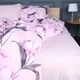 Комплект постельного белья MirSon King Size 220x240 см 17-0744 Pink Tulips бязь (2200010845365) - изображение 3