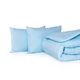 Набор антиаллергенный MirSon 3M Thinsulate Супер Теплый №1667 Eco Light Blue (одеяло + подушки 50х70 среднии) (2200002657464) - изображение 2
