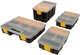 Органайзеры в наборе VOREL 2- 22x15.5x6 см, 1- 22x15.5x12 см, 1- 22x29x6 см 4 шт (78788) - изображение 1