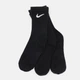 Набор женских носков высоких хлопковых Nike SX7676-010 U NK EVERYDAY LTWT CREW 34-38 3 пары Черный (888407237171) - изображение 3