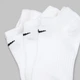 Набор женских носков коротких хлопковых Nike U Nk Everyday Ltwt Ns SX7678-100 34-38 (S) 3 пары Белый (888407239274) - изображение 4