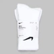 Набір жіночих шкарпеток високих бавовняних Nike U Nk Everyday Cush Crew SX7664-100 34-38 (S) 3 пари Білий (888407233869) - зображення 5