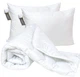 Набор антиаллергенный MirSon EcoSilk Всесезонный №1801 Eco Light White Одеяло + Подушки (2200003967005) - изображение 1