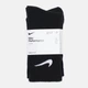 Набор женских носков высоких Nike Perf Ltwt Crew SX4704-001 34-38 3 пары Черный (884726572177) - изображение 5