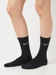 Набор женских носков высоких Nike Perf Ltwt Crew SX4704-001 34-38 3 пары Черный (884726572177) - изображение 2