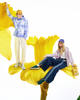 Кепка чоловіча Nike Unstructured Futura Wash Cap FB5368-718 M/L Жовта/Біла (0196975402014) - зображення 8